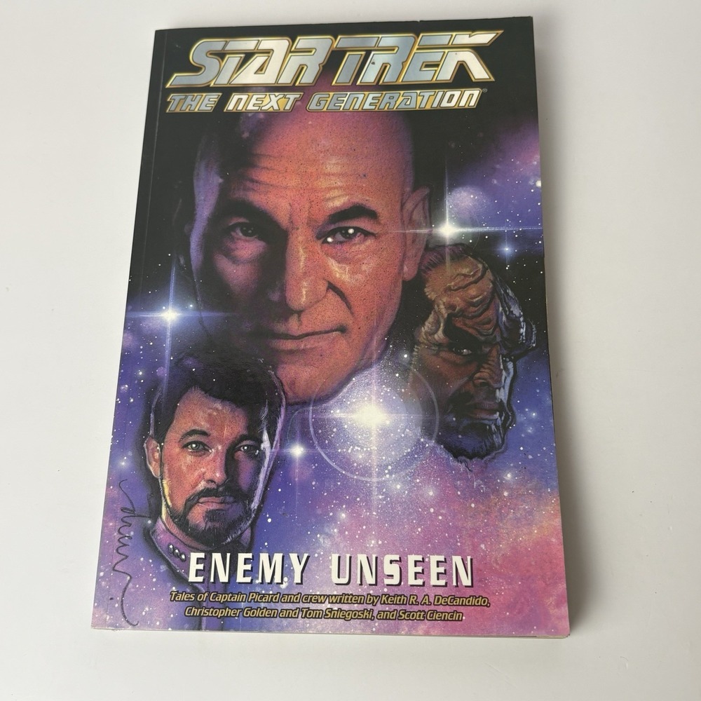 Star Trek The Next Generation Enemy Unseen (2001) Paperback Comic Book
